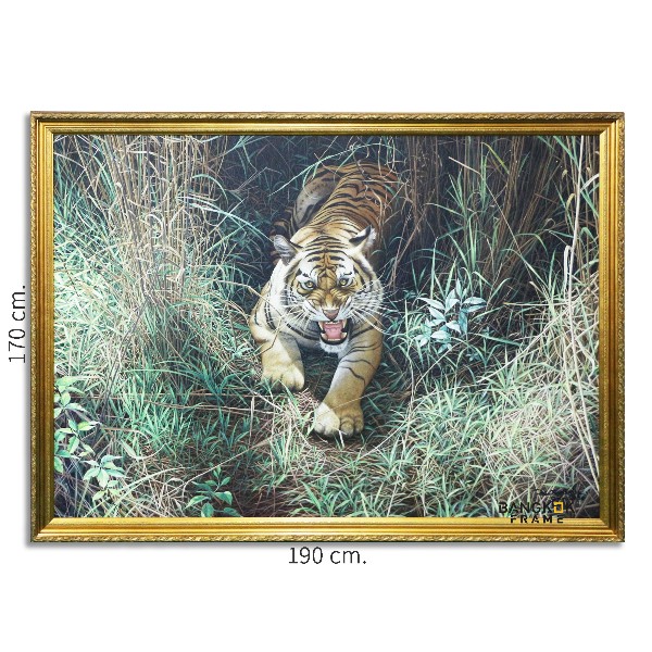 Oil Painting Frame-กรอบรูปภาพสีน้ำมัน-ภาพสีน้ำมัน-Custom Framing-Oil Painting